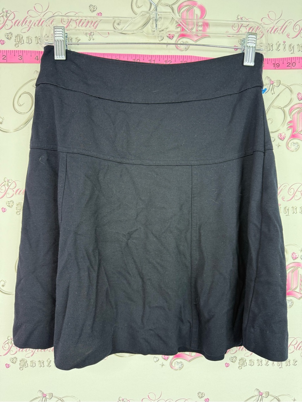 Reitmans skirt vintage Black A-Line Skirt